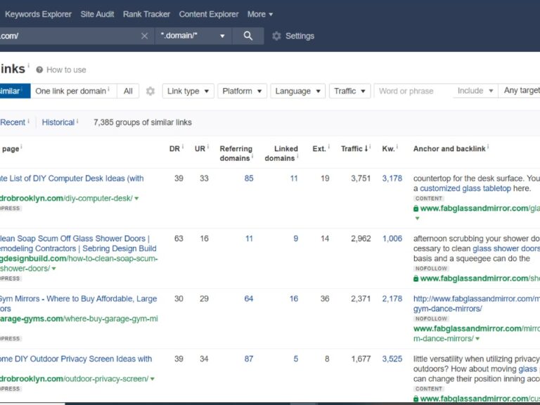 SEO portfolio sample 7