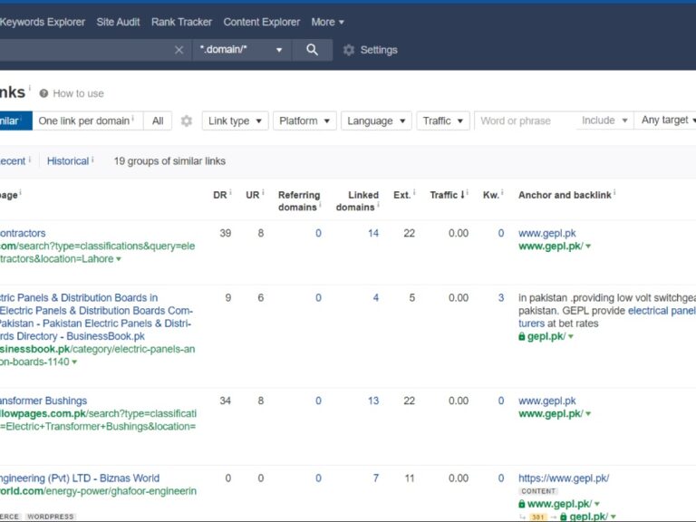 SEO portfolio sample 10