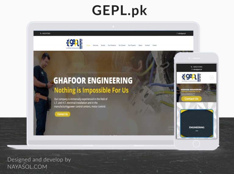 GEPL website project