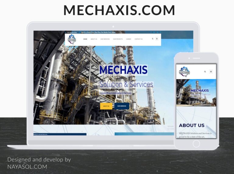 Mechaxis website project