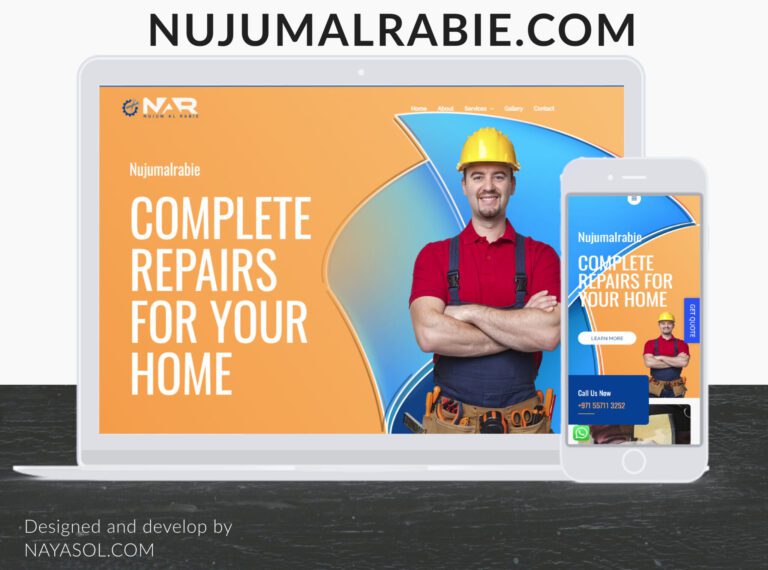 Nujum Al Rabie website project