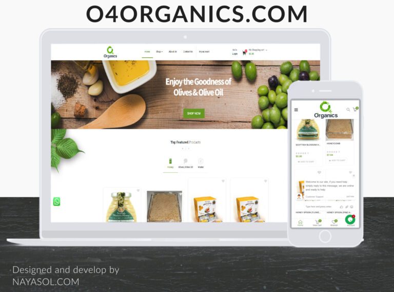 O4 Organics website project