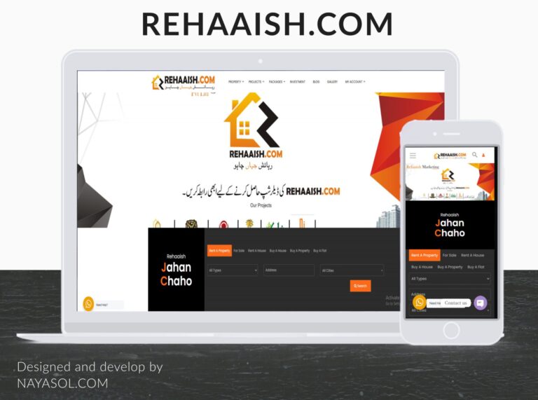 Rehaaish website project