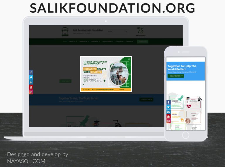 Salik Foundation website project