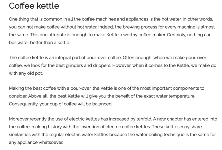 Writing portfolio sample 1