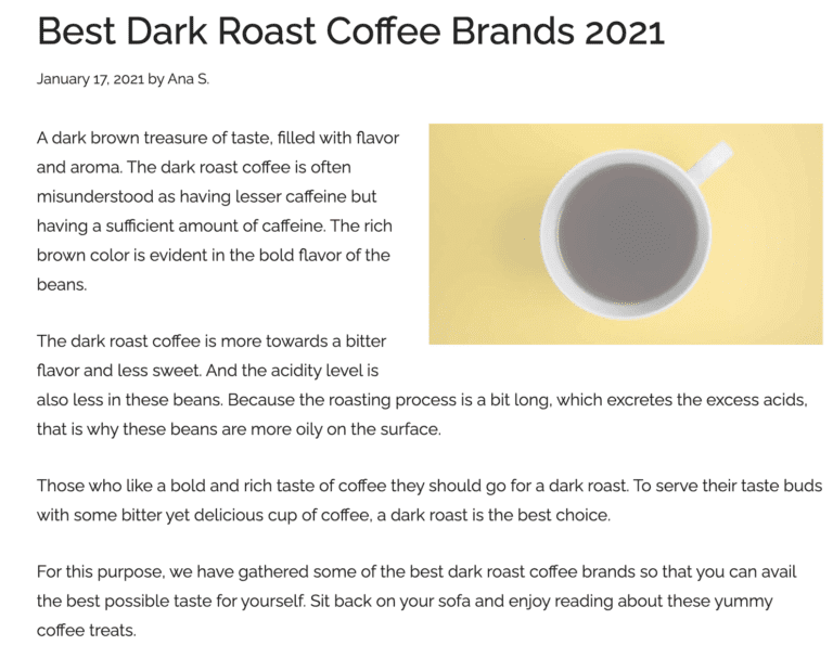 Writing portfolio sample 6